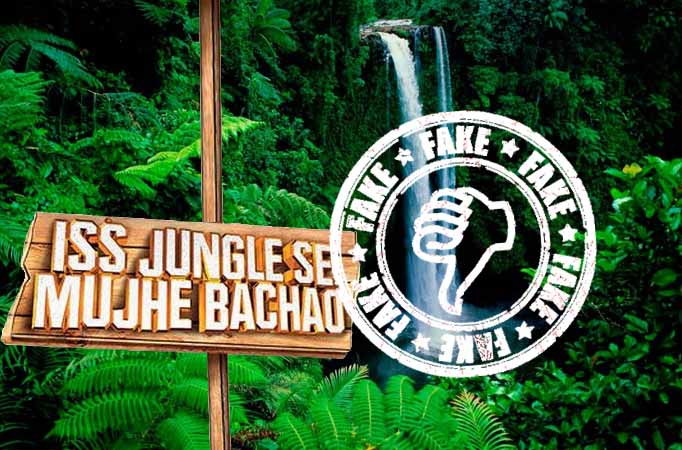 The Great Iss Jungle Se Mujhe Bachao fake story?